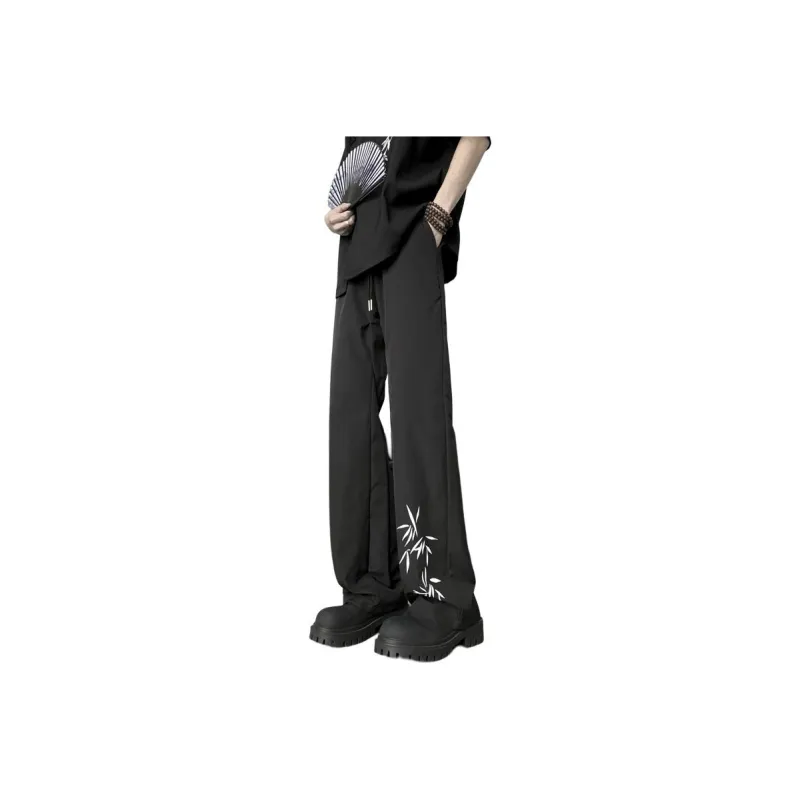 Lulifama Casual Pants Unisex Black-0