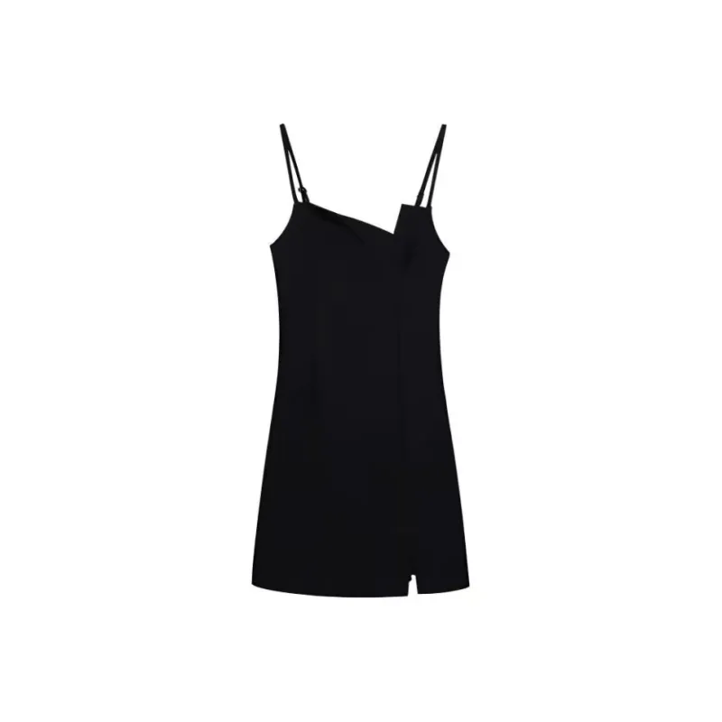 PUREIDOL Slip Dresses Women's Black-0