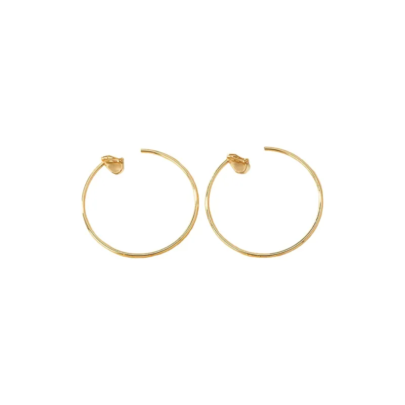 VERENA REINE Copper Clip On Earrings Women's-4
