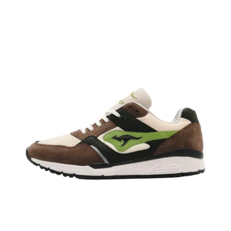 KangaROOS Anti Slip Wear Resistant Low Top Casual Shoes Unisex Brown Beige-0