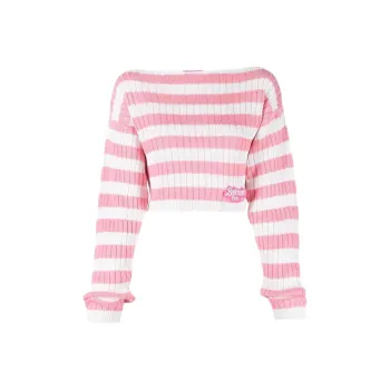 BALMAIN FW22 Loose Fit Sweater Women's Pink