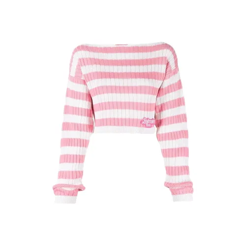 BALMAIN FW22 Loose Fit Sweater Women's Pink