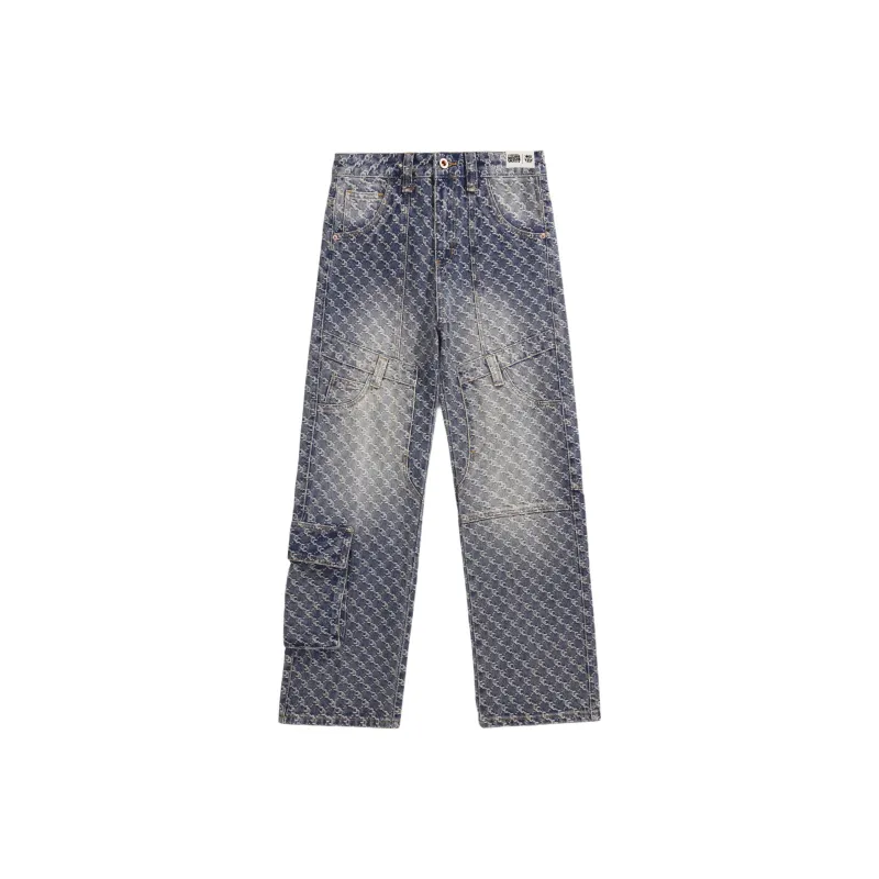 FCB ARCELONA Jeans Unisex Vintage Blue-0
