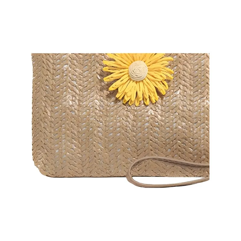 CHISIY Fabric Wrist Bags Clutches Small Size Women's Coffee-2