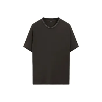 Massimo Dutti T Shirts Men Brown