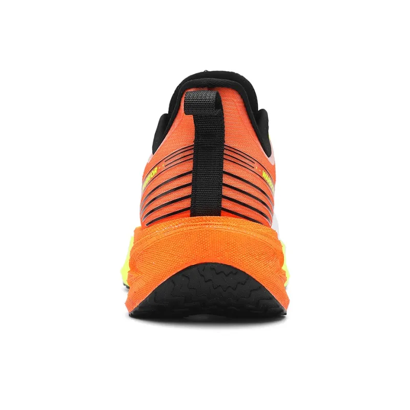 WARRIOR Running Shoes Men Low Top Orange/White-3