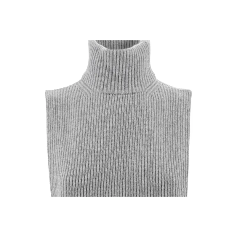 MaxMara Studio High Neck Sleeveless Vest-3