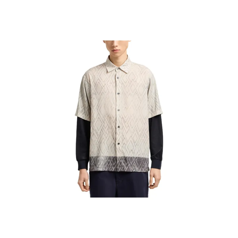 EMPORIO ARMANI Shirt Men's Beige-0