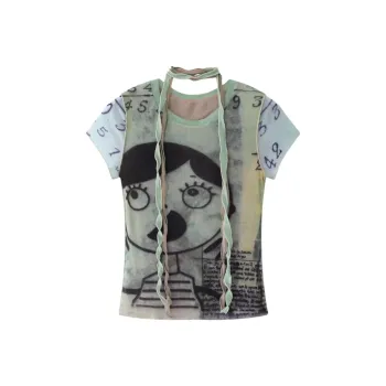 DOKZB T Shirts Women's Blended