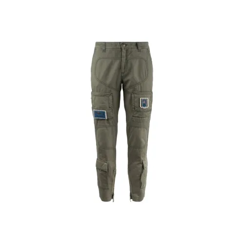 AERONAUTICA MILITARE 그린 남성 캐주얼 팬츠