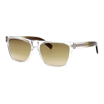 SAINT LAURENT Square Sunglasses Men's Transparent