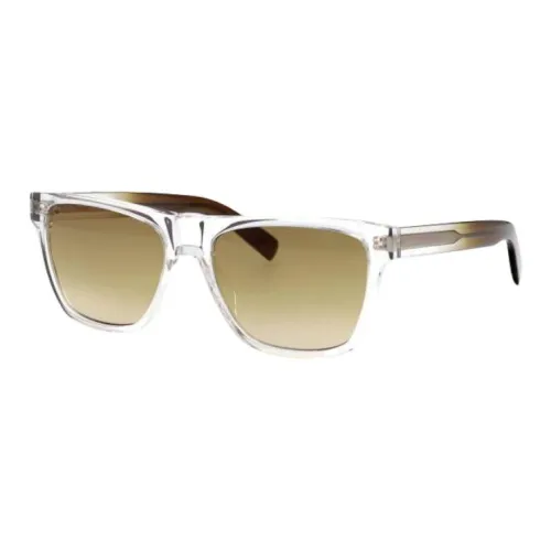 SAINT LAURENT Square Sunglasses Men's Transparent