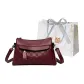 Burgundy+Shopping Bag