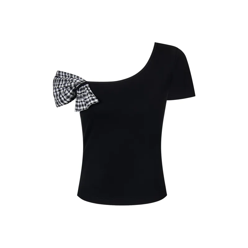 YINLEI T Shirts Women's Black-0
