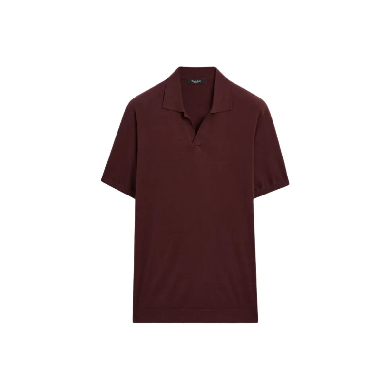 Massimo Dutti Polo Shirts Men Red-0