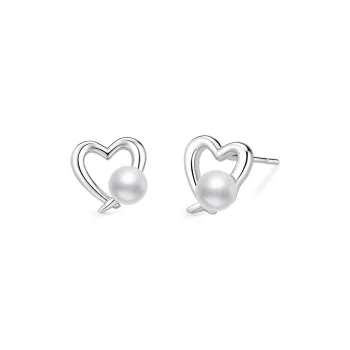 LAOMIAO Pearl Stud Earrings Women's
