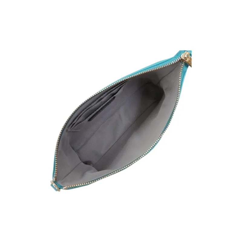 Furla Leather Crossbody Bag Mini Women's Turquoise-3