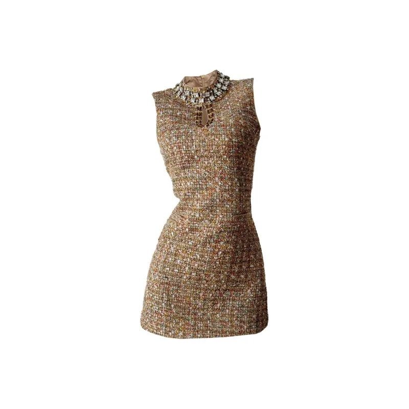 Mu Xiao Xin Sleeveless Dress Women's-0