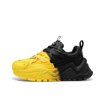 Daisy Fellowes Mango Shoes Low Top Chunky Sneakers Unisex Black Yellow
