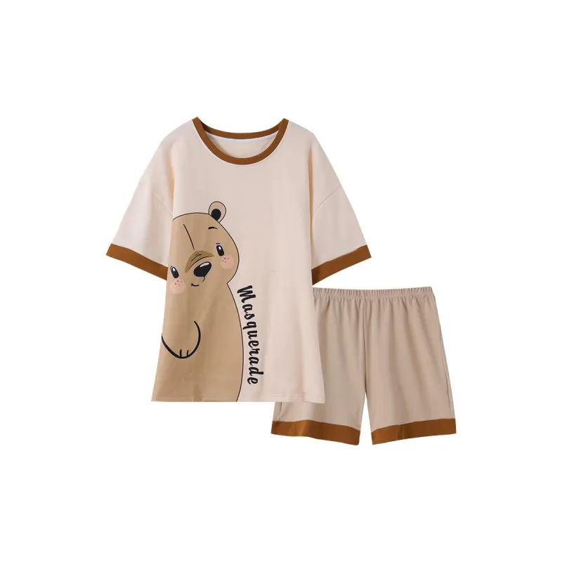 O'MESIK Pajama Set Women's Brown-0