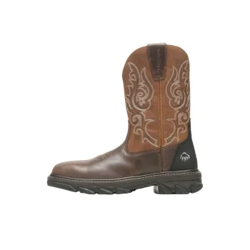 WOLVERINE Abrasion Resistant Slip Resistant Crew Outdoor Boots Men's Brown