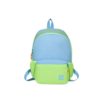 WICKBUEN Oxford Backpack Regular Unisex Green/Yellow/Dark Purple/Dark Green