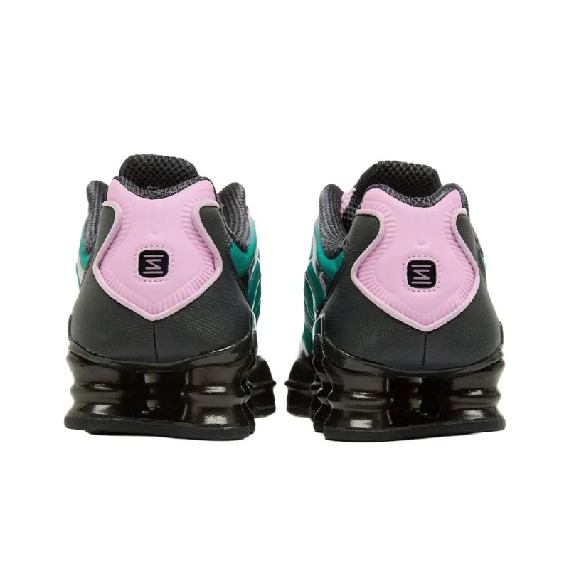 Nike Shox TL Series Anti Slip Wear Resistant Low Top Running Shoes Women's Green Pink Color-2