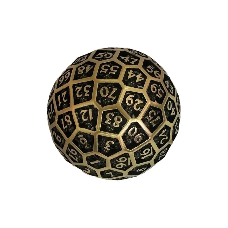 Gollum 100 Sided Copper Dice Board Games-2