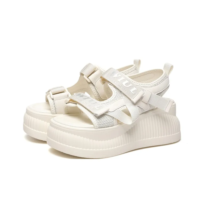 Golden Silk Rabbit One Strap Sandals Women's-7