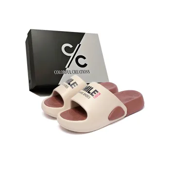 Colorful Creations EVA Quiet, Slip Resistant, Quick Dry Slide Slippers Men's