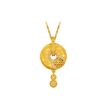 Imono Gold Plated Copper Necklaces Women's