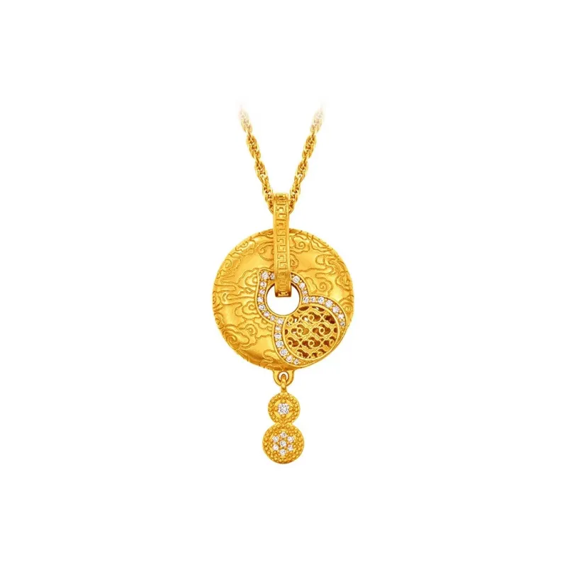 Imono Gold Plated Copper Necklaces Women's-0