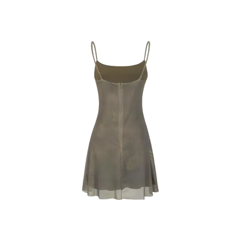 YGPRW Slip Dresses Women's Umber-1