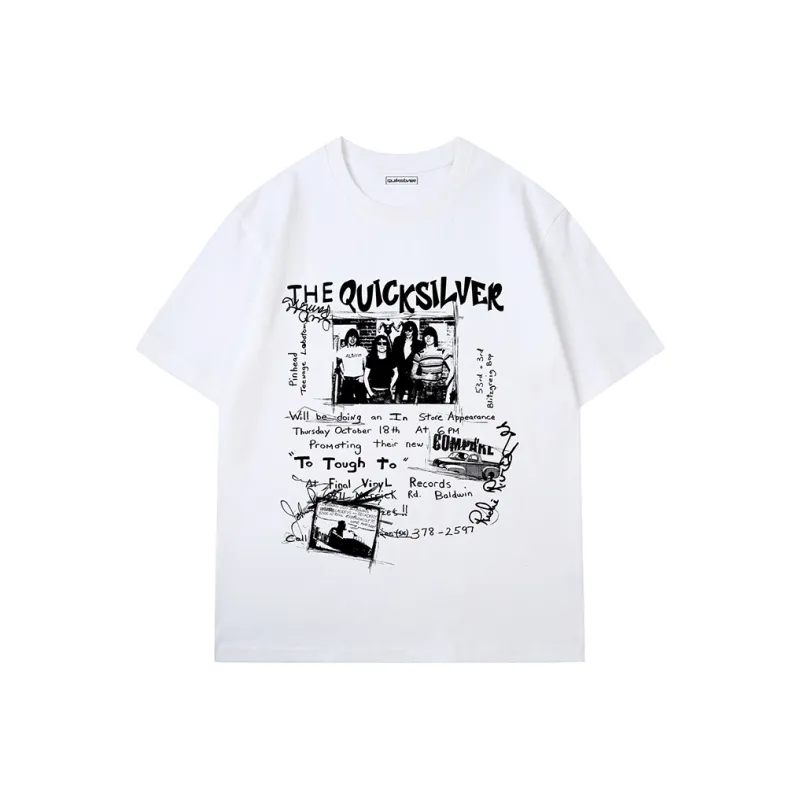 Quiksilver T Shirts Unisex-5