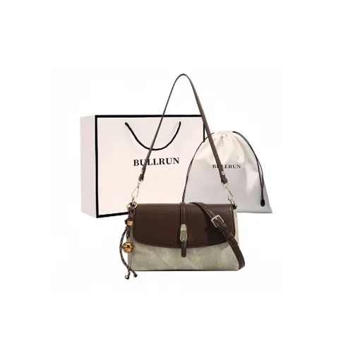 Bullrun Microfiber Synthetic Leather Shoulder Bag, Crossbody Bag Women's Green