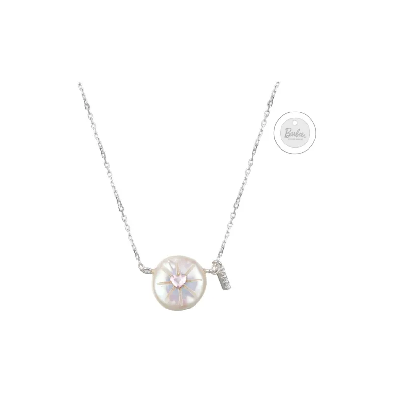 Barbie S925 Silver Necklaces Women's Silver-1