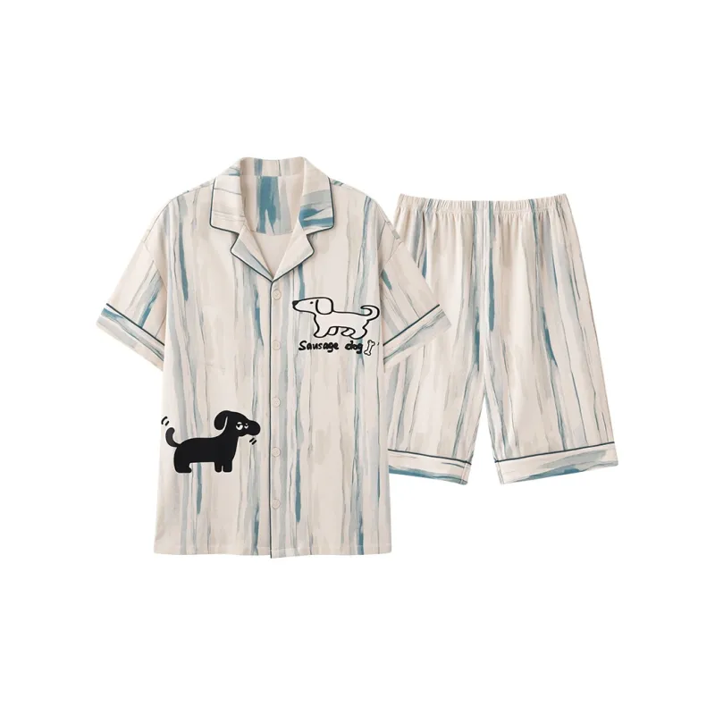 Pretty lady Men Pajama Sets-0