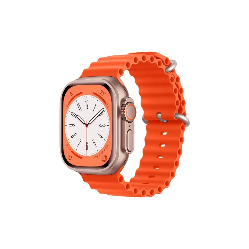KUWU STREET Apple Compatibility Watch Band 210mm Silicone Material-6