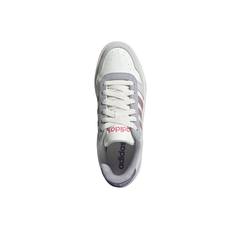 Adidas Neo D PAD Anti Slip Wear Resistant Low Top Skateboard Shoes Unisex White Gray-4