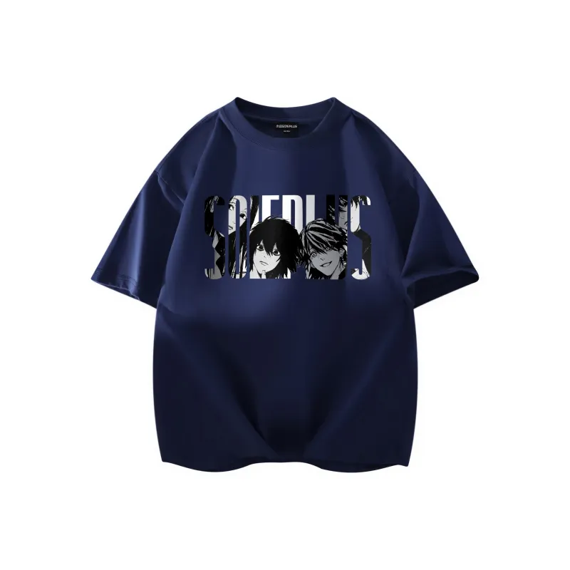 SOIE T-Shirts Unisex Navy Blue-0