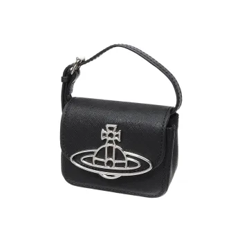 Vivienne Westwood Cow Leather Handbag Mini Women's Black