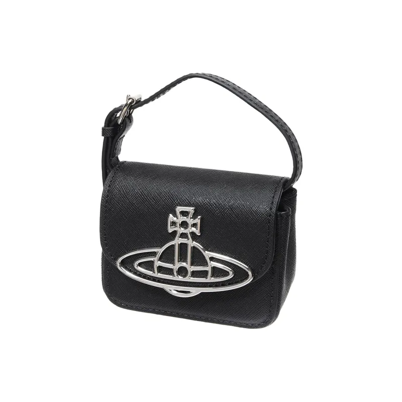 Vivienne Westwood Cow Leather Handbag Mini Women's Black-0
