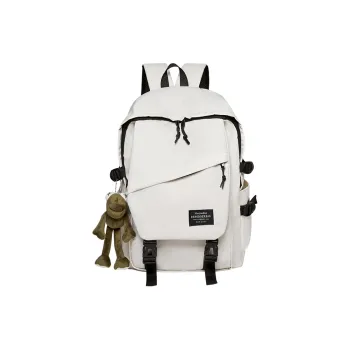 Narandu Fabric Backpack Tubas Unisex Midnight Black/Ecru