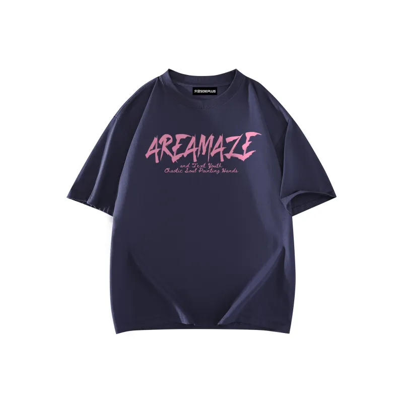 SOIE T-Shirts Unisex Navy Blue-1
