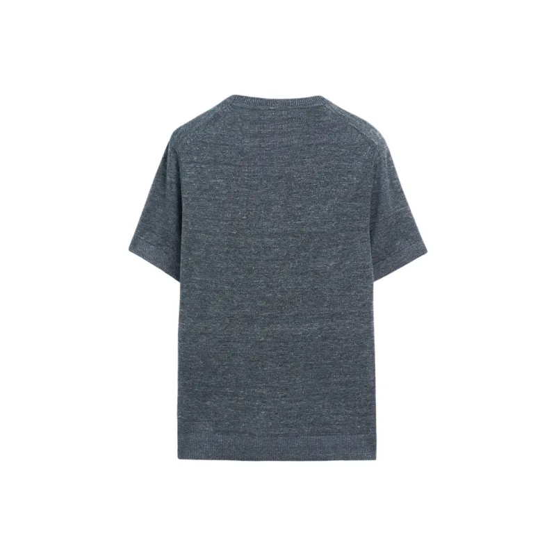Massimo Dutti T Shirts Men Gray-1