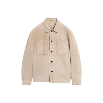 Massimo Dutti Leather Jacket Men's