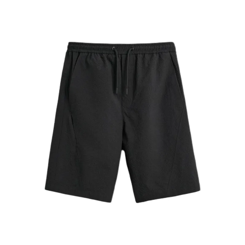 ZARA Casual Shorts Men Black-0