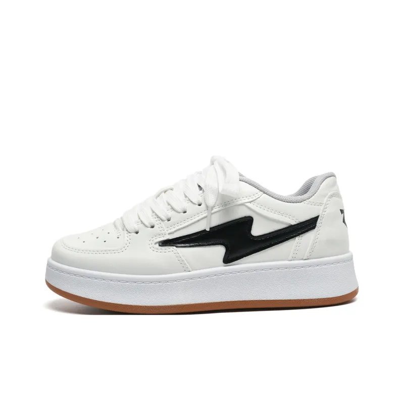 Circle Small Height Increasing Balance Abrasion Resistant Lightweight Slip Resistant Low Top Skateboard Shoes Women's-1