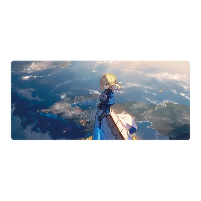 DANYIN Fate Extra Large Saber Anime Table Mats For Esports Gaming Computer Keyboard Mouse Pad Home Use Mouse Pads-48