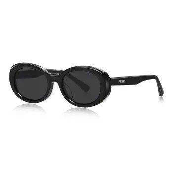 Prsr Plate Frame Oval Sunglasses Unisex